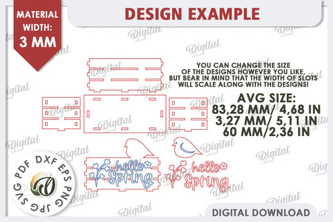 Easter Box Laser Cut. Easter Basket Decor SVG SVG Evgenyia Guschina 