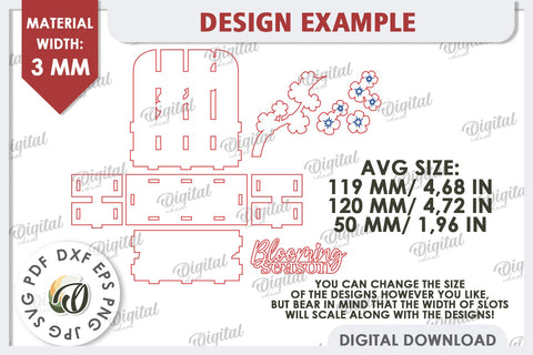Easter Box Laser Cut. Easter Basket Decor SVG SVG Evgenyia Guschina 