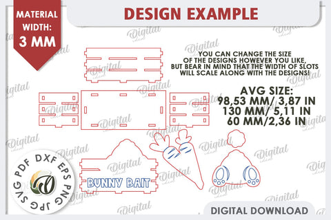 Easter Box Laser Cut. Easter Basket Decor SVG SVG Evgenyia Guschina 