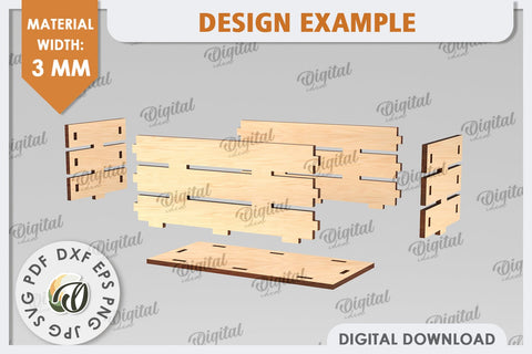 Easter Box Laser Cut. Easter Basket Decor SVG SVG Evgenyia Guschina 