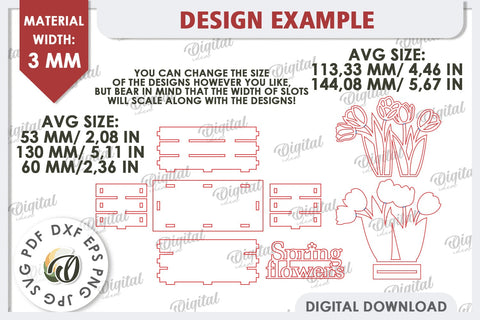 Easter Box Laser Cut. Easter Basket Decor SVG SVG Evgenyia Guschina 