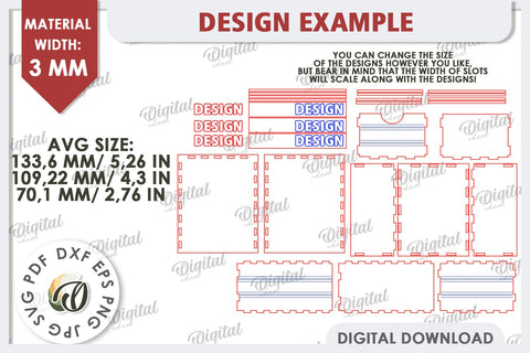 Easter Boxes Laser Cut Bundle. Easter Stacked Books SVG SVG Evgenyia Guschina 
