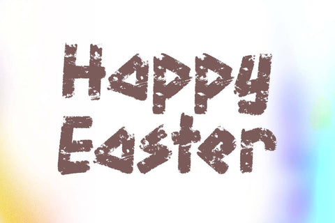 Easter Brown Font Prasetya Letter 