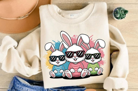 Easter Bunnies Sublimation Design Sublimation Regulrcrative 