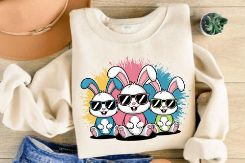 Easter Bunnies Sublimation Design Sublimation Regulrcrative 