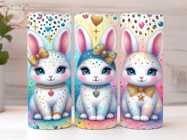 Easter Bunny 20oz Tumbler Png, Sublimation Design, Happy Easter Day Tumbler Png, Digital Download PNG Sublimation Lara' s Designs 