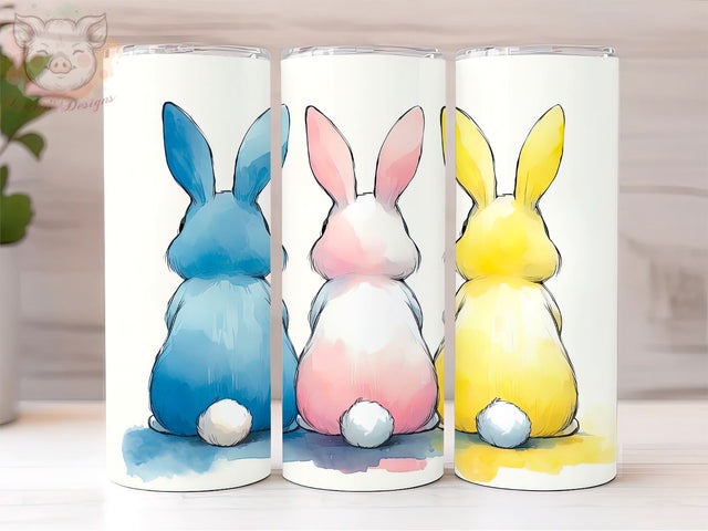 Easter Bunny 20oz Tumbler Png, Sublimation Design, Happy Easter Day Tumbler Png, Digital Download PNG Sublimation Lara' s Designs 