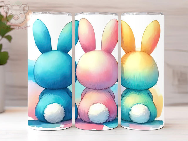 Easter Bunny 20oz Tumbler Png, Sublimation Design, Happy Easter's Day Tumbler Png, Digital Download PNG Sublimation Lara' s Designs 