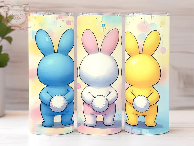 Easter Bunny 20oz Tumbler Png, Sublimation Design, Happy Easter's Day Tumbler Png, Digital Download PNG Sublimation Lara' s Designs 