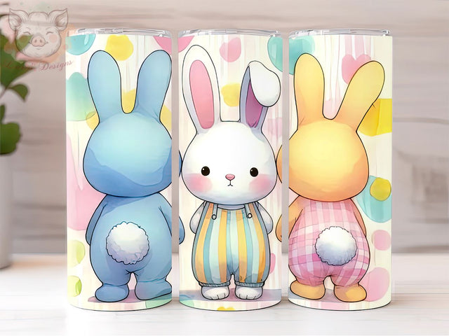 Easter Bunny 20oz Tumbler Png, Sublimation Design, Happy Easter's Day Tumbler Png, Digital Download PNG Sublimation Lara' s Designs 