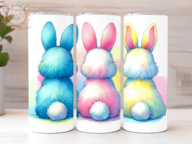 Easter Bunny 20oz Tumbler Png, Sublimation Design, Happy Easter's Day Tumbler Png, Digital Download PNG Sublimation Lara' s Designs 