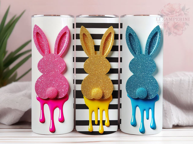 Easter Bunny 20oz Tumbler Wrap PNG, Peeps Easter Tumbler, Straight & Tapered Tumbler Wrap, Happy Easter Tumbler Wrap, Instant Digital Download Sublimation Li Zamperini 