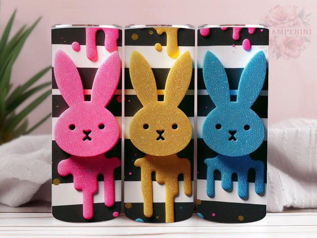 Easter Bunny 20oz Tumbler Wrap PNG, Peeps Easter Tumbler, Straight & Tapered Tumbler Wrap, Happy Easter Tumbler Wrap, Instant Digital Download Sublimation Li Zamperini 