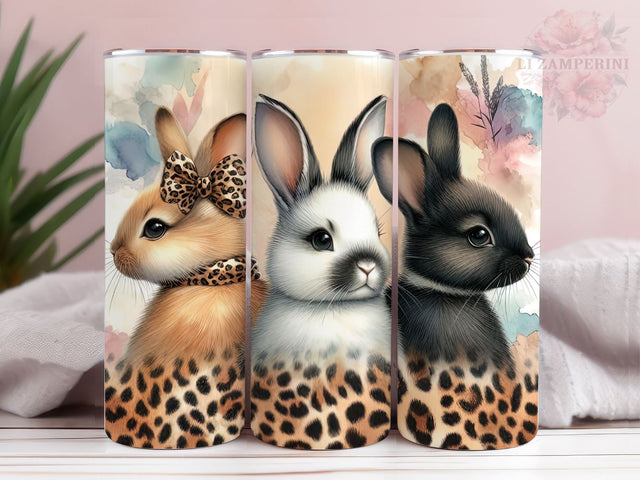 Easter Bunny 20oz Tumbler Wrap PNG, Straight & Tapered Tumbler Wrap, Happy Easter Tumbler PNG, Instant Digital Download Sublimation Li Zamperini 