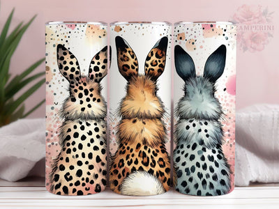 Easter Bunny 20oz Tumbler Wrap PNG, Straight & Tapered Tumbler Wrap, Happy Easter Tumbler PNG, Instant Digital Download Sublimation Li Zamperini 