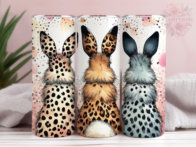 Easter Bunny 20oz Tumbler Wrap PNG, Straight & Tapered Tumbler Wrap, Happy Easter Tumbler PNG, Instant Digital Download Sublimation Li Zamperini 