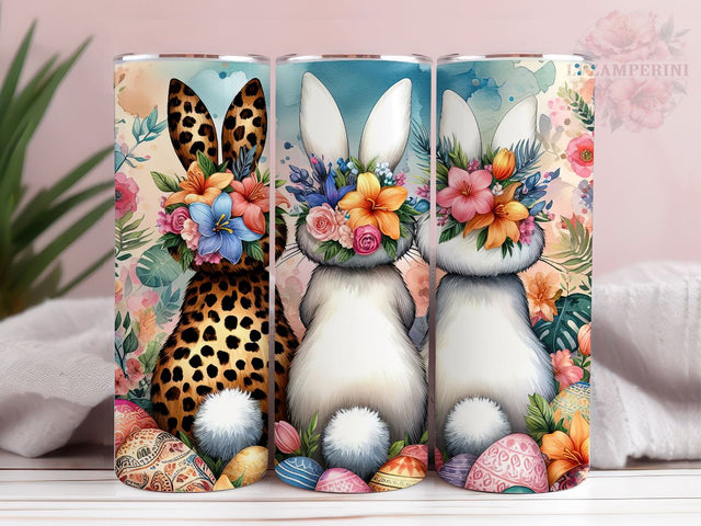 Easter Bunny 20oz Tumbler Wrap PNG, Straight & Tapered Tumbler Wrap, Happy Easter Tumbler PNG, Instant Digital Download Sublimation Li Zamperini 
