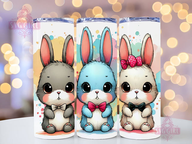 Easter Bunny 20oz Tumbler Wrap Sublimation Design, Straight Tapered Tumbler Wrap, Happy Easter Tumbler Png, Funny Bunny PNG, Instant Digital Download Sublimation SvggirlplusArt 