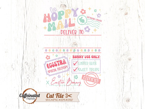 Easter Bunny Bag SVG SVG Caffeinated SVGs 