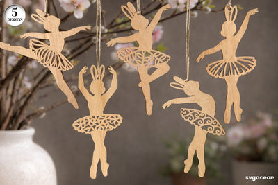 Easter Bunny Ballerina SVG Bundle SVG SvgOcean 