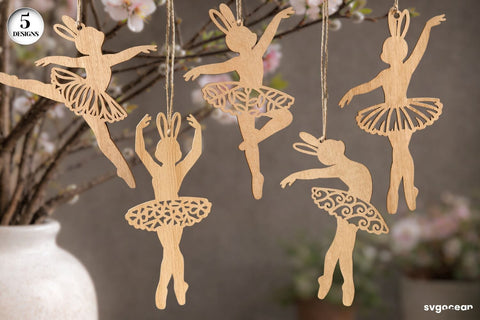 Easter Bunny Ballerina SVG Bundle SVG SvgOcean 