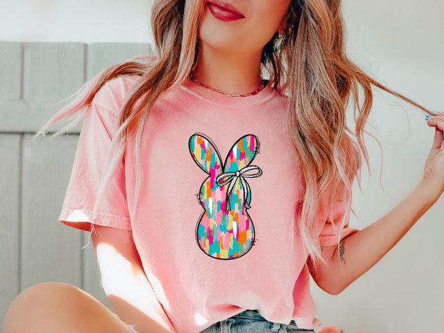 Easter Bunny Bow Bright Spring SVG PNG EPS DXF SVG So Fontsy VIP Design Shop 