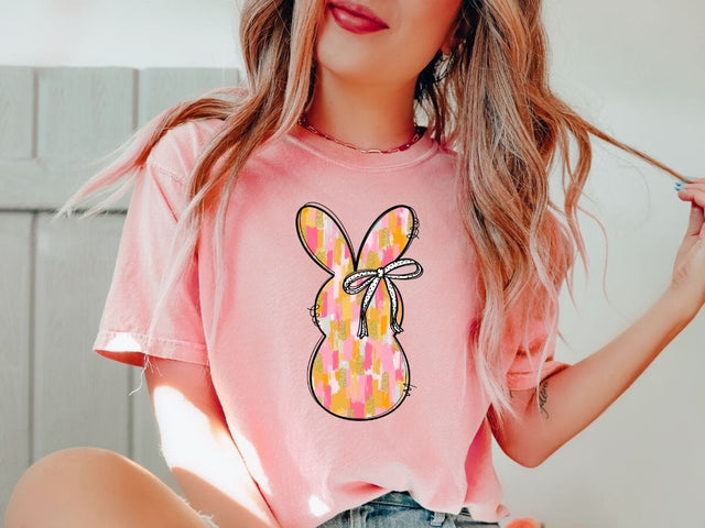 Easter Bunny Bow Pastels Spring SVG PNG EPS DXF SVG So Fontsy VIP Design Shop 