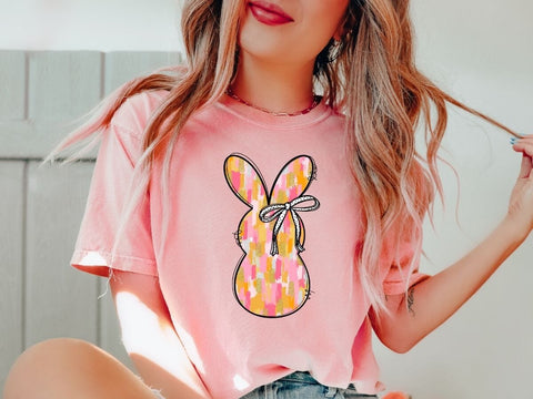Easter Bunny Bow Pastels Spring SVG PNG EPS DXF SVG So Fontsy VIP Design Shop 