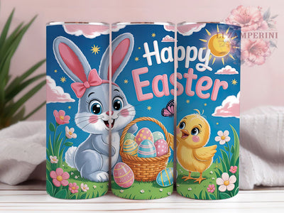 Easter Bunny Chick 20oz Tumbler, Spring Chick Design, Cute Bunny Sublimation, 20oz Tumbler PNG Wrap, Seasonal Cup Wrap, Holiday Sublimation Design, Digital Easter Chick Wrap Sublimation Li Zamperini 