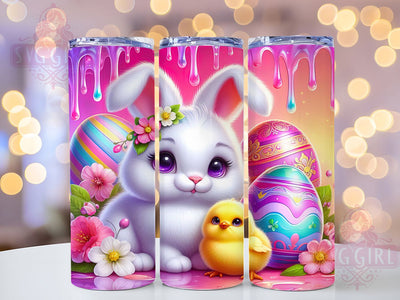 Easter Bunny Chick Tumbler, Cute Chick Tumbler, Stylish 20oz Wrap, Sublimation Design, Trendy Gift Idea, Bunny Chick Wrap, Holiday Easter Tumbler Sublimation SvggirlplusArt 