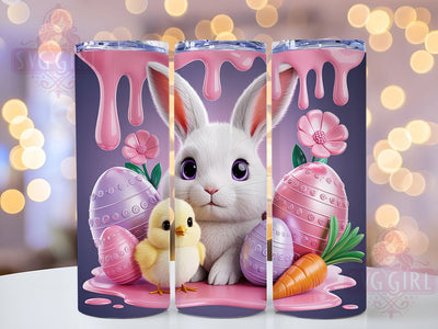 Easter Bunny Chick Tumbler, Cute Chick Tumbler, Stylish 20oz Wrap, Sublimation Design, Trendy Gift Idea, Bunny Chick Wrap, Holiday Easter Tumbler Sublimation SvggirlplusArt 