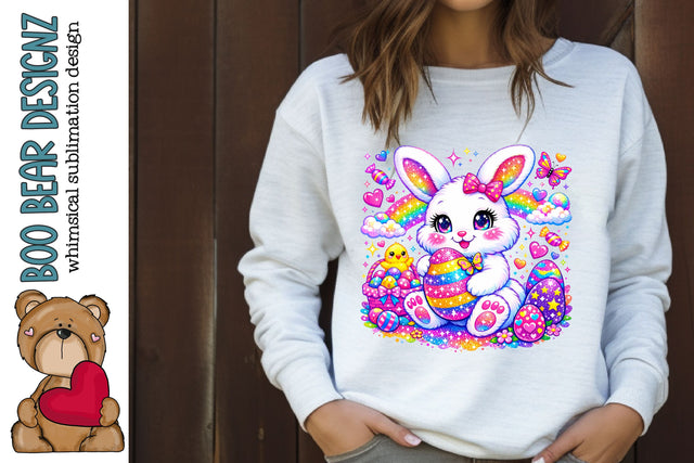 Easter Bunny Clipart Sublimation Boo Bear Designz 