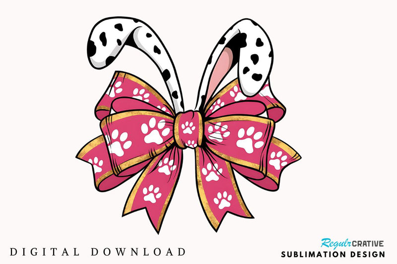 Easter Bunny Coquette Bow PNG, Coquette Sublimation Design Sublimation Regulrcrative 