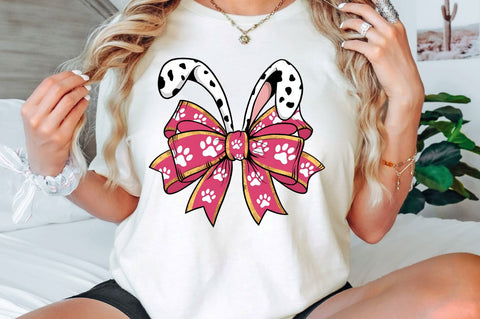 Easter Bunny Coquette Bow PNG, Coquette Sublimation Design Sublimation Regulrcrative 