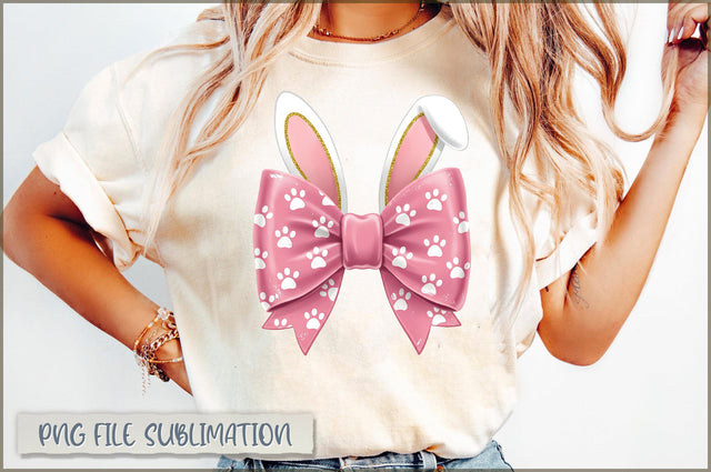 Easter Bunny Coquette PNG Sublimation Shetara Begum 