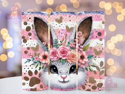 Easter Bunny Ears 20oz Tumbler Wrap Sublimation Design, Straight Tapered Tumbler Wrap, Happy Easter Day Tumbler Png, Instant Digital Download Sublimation SvggirlplusArt 