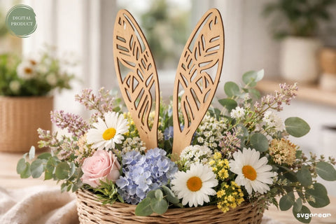 Easter Bunny Ears Laser Cut Bundle SVG SvgOcean 