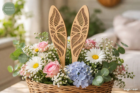 Easter Bunny Ears Laser Cut Bundle SVG SvgOcean 