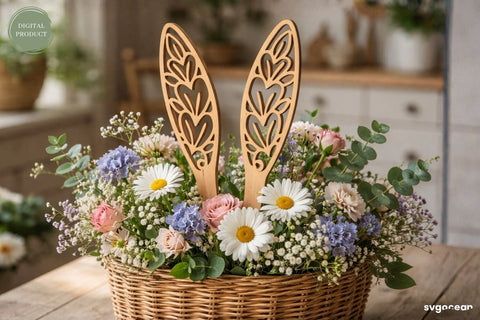 Easter Bunny Ears Laser Cut Bundle SVG SvgOcean 