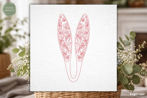 Easter Bunny Ears Laser Cut Bundle SVG SvgOcean 