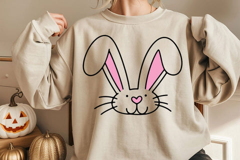 Easter Bunny Ears Svg, Cute Bunny Foot Svg, Rabbit Feet Svg, Happy Easter Svg SVG DesignDestine 