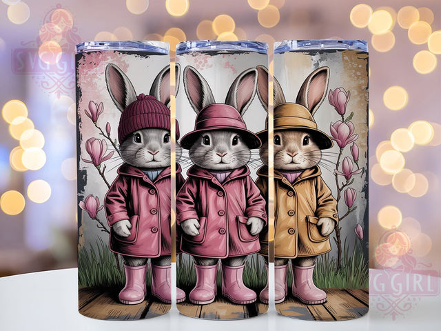 Easter Bunny Egg 20oz Tumbler, 20oz Tumbler Wrap, Sublimation PNG, Cute Holiday Cup, Spring Gift, Bunny Design, Easter Egg Sublimation SvggirlplusArt 
