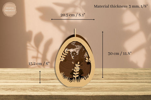 Easter Bunny Egg Basket Laser Cut SVG SvgOcean 
