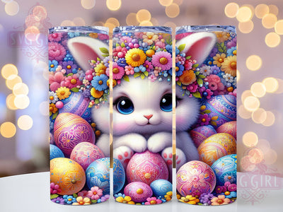 Easter Bunny Egg Tumbler, Festive Easter Tumbler, Stylish 20oz Wrap, Sublimation Design, Trendy Gift Idea, Bunny Egg Wrap, Holiday Easter Tumbler Sublimation SvggirlplusArt 