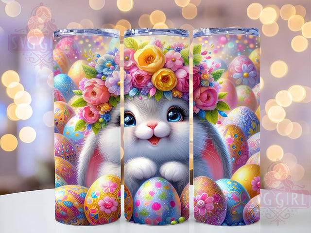 Easter Bunny Egg Tumbler, Festive Easter Tumbler, Stylish 20oz Wrap, Sublimation Design, Trendy Gift Idea, Bunny Egg Wrap, Holiday Easter Tumbler Sublimation SvggirlplusArt 