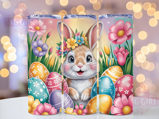 Easter Bunny Egg Tumbler, Festive Easter Tumbler, Stylish 20oz Wrap, Sublimation Design, Trendy Gift Idea, Bunny Egg Wrap, Holiday Easter Tumbler Sublimation SvggirlplusArt 