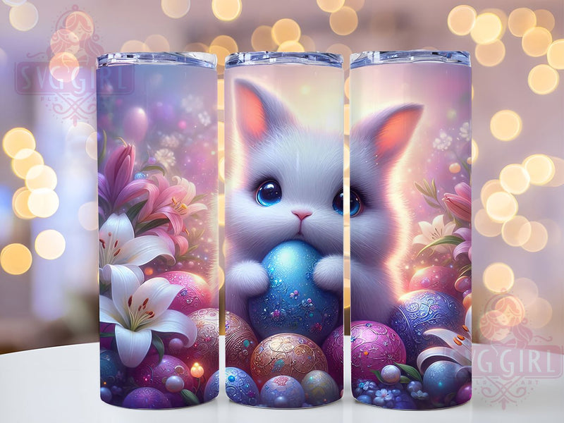 Easter Bunny Eggs Tumbler, Easter Bunny Tumbler, Cute Bunny Wrap, Festive Easter Wrap, Spring Bunny Wrap, Sublimation Design, Trendy Gift Idea Sublimation SvggirlplusArt 