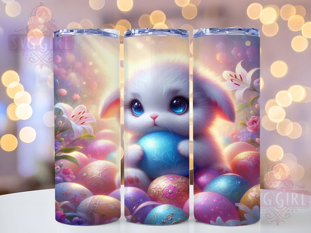 Easter Bunny Eggs Tumbler, Easter Bunny Tumbler, Cute Bunny Wrap, Festive Easter Wrap, Spring Bunny Wrap, Sublimation Design, Trendy Gift Idea Sublimation SvggirlplusArt 
