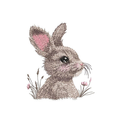 Easter Bunny Embroidery Design, 3 sizes, Instant Download Embroidery/Applique DESIGNS Nino Nadaraia 