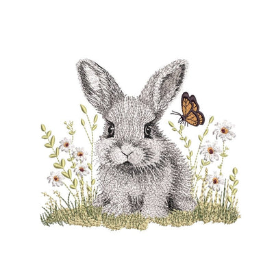 Easter Bunny Embroidery Design, 3 sizes, Instant Download Embroidery/Applique DESIGNS Nino Nadaraia 